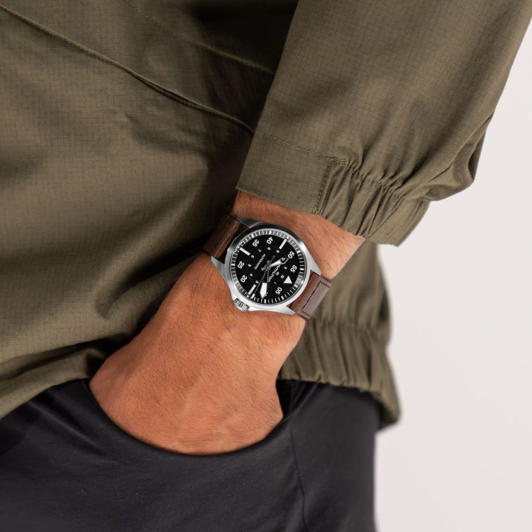 Hamilton Khaki Aviation Pilot Auto 39mm H76305530 - Image 7