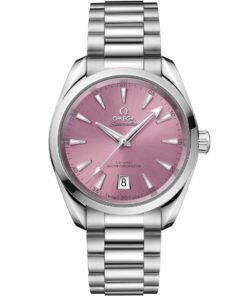 Omega Seamaster Aqua Terra Shades 220.10.38.20.10.005 Stainless Steel Pink Dial