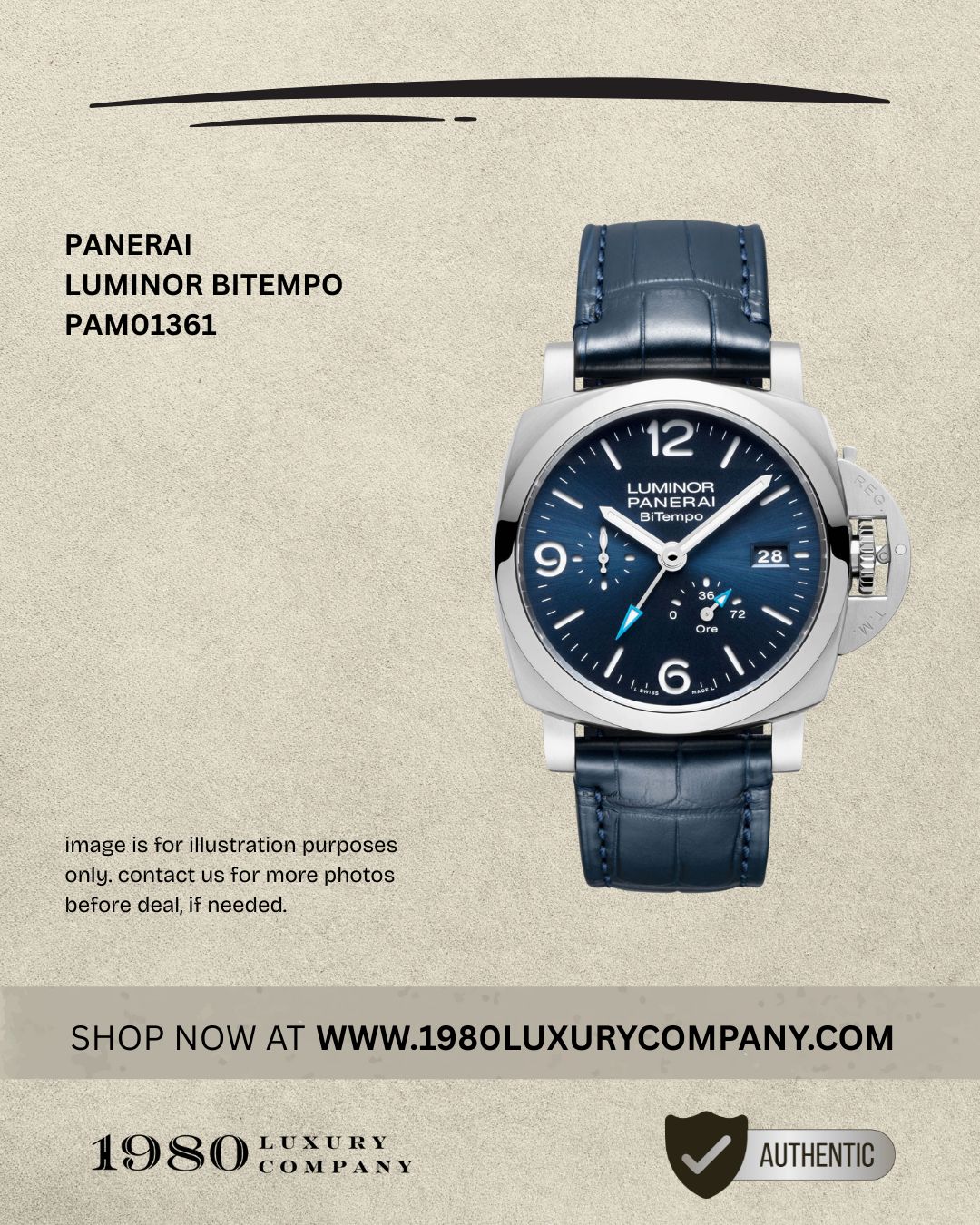 Panerai Luminor BiTempo PAM01361