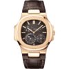 Patek Philippe Nautilus 5712R-001 rose gold watch with brown dial