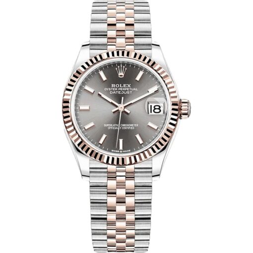 Rolex Datejust 31 278271-0018 Stainless Steel Rose Gold Rhodium Dial