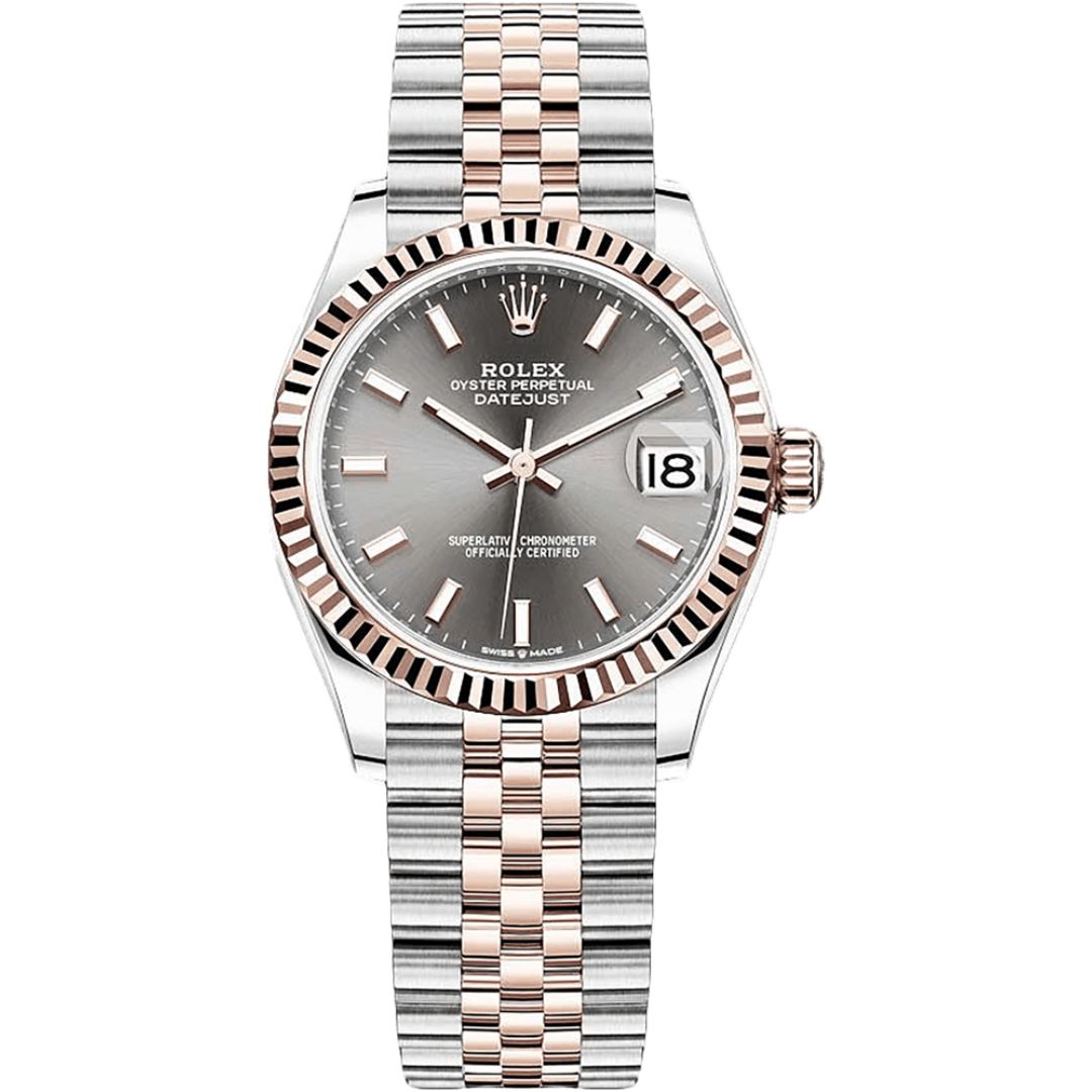 Rolex Datejust 31 278271-0018 Stainless Steel Rose Gold Rhodium Dial