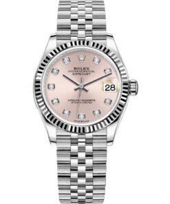 Rolex Datejust 31 278274-0032 Stainless Steel Pink Dial Jubilee