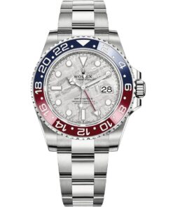 Rolex GMT-Master II 126719BLRO-0002 white gold watch with meteorite dial