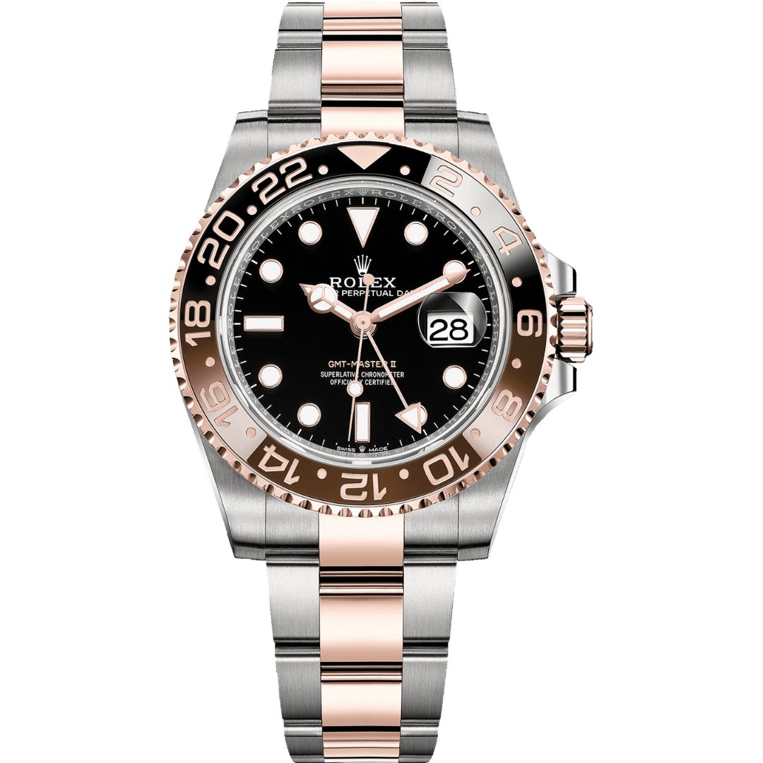 Rolex GMT-Master II 126711CHNR-0002 Stainless Steel Rose Gold Black Dial