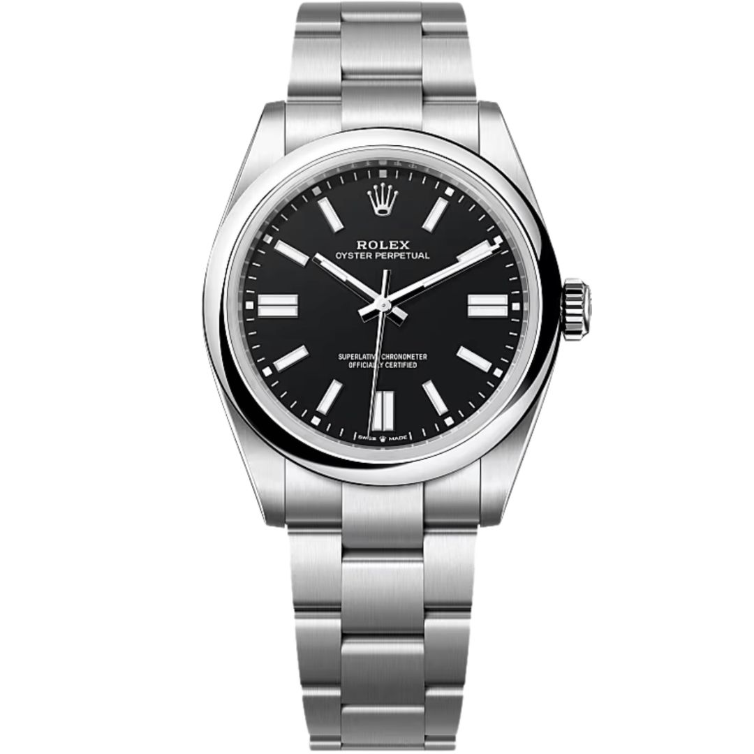 Rolex Oyster Perpetual 41 134300-0008 Stainless Steel Black Dial