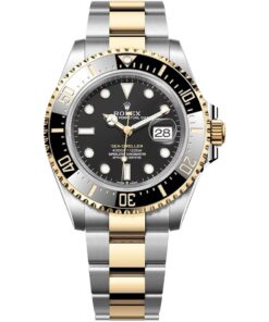 Rolex Sea-Dweller 126603-0001 stainless steel yellow gold watch with black dial