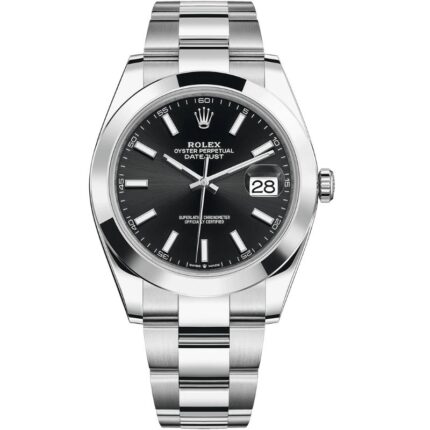 Rolex Datejust 41 126300 Black Index Oyster