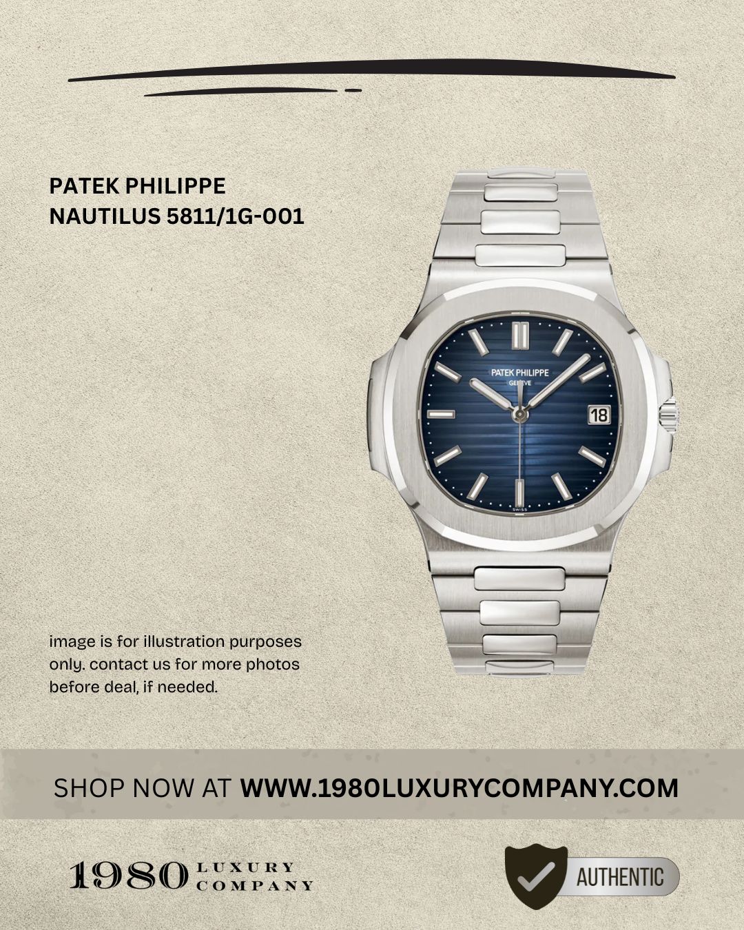Patek Philippe Nautilus 5811/1G-001
