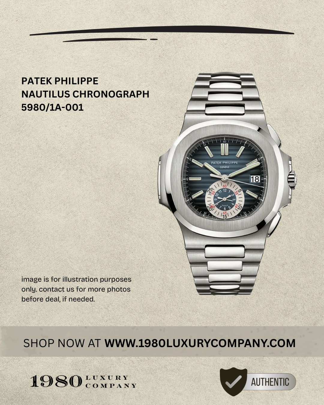 Patek Philippe Nautilus Chronograph 5980/1A-001