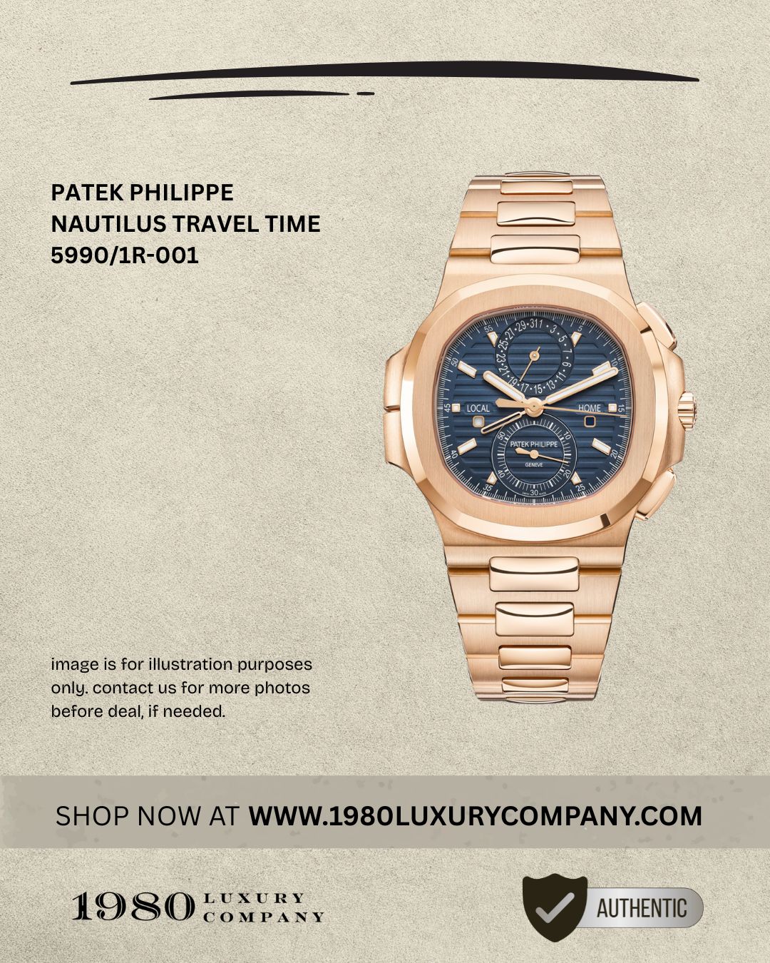 Patek Philippe Nautilus Travel Time 5990/1R-001