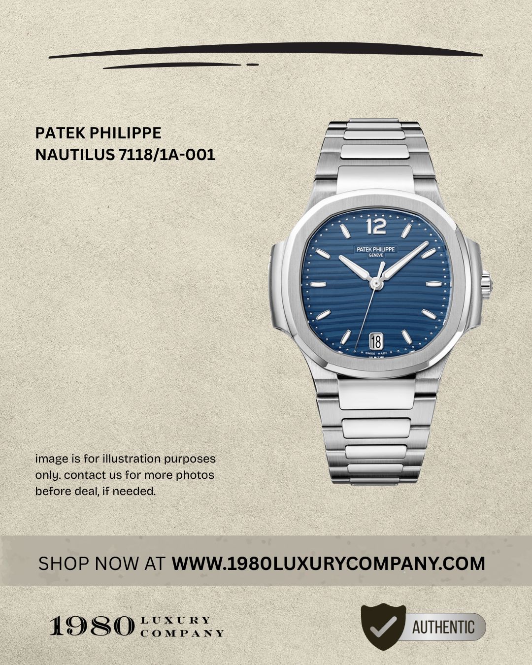 Patek Philippe Nautilus 7118/1A-001