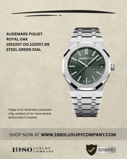 Audemars Piguet Royal Oak 15510ST.OO.1320ST.09 in steel with green dial