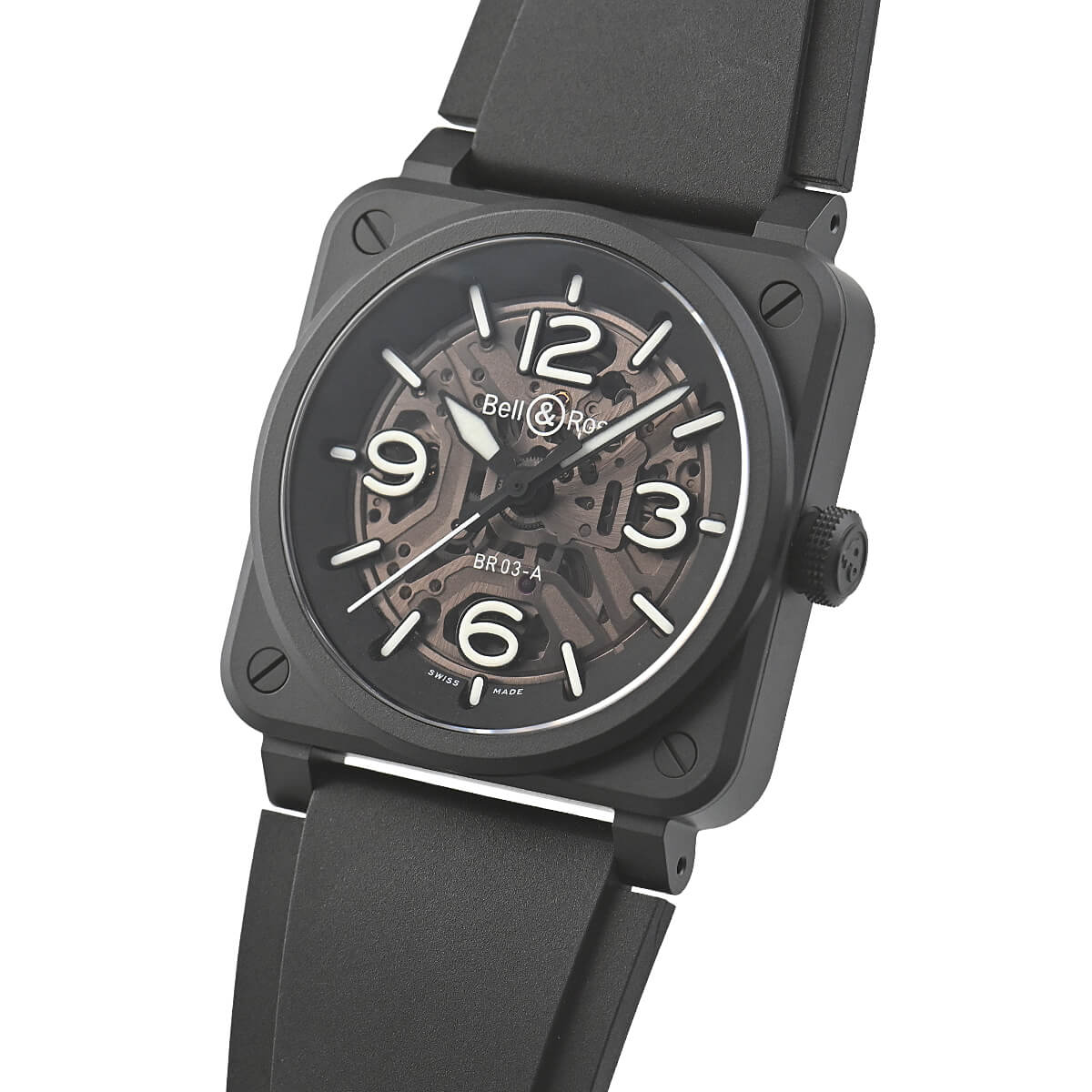 Bell & Ross BR 03 Skeleton Black Ceramic BR03A-BL-SKCE/SRB - Image 2