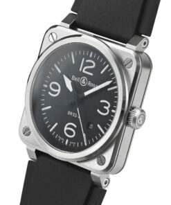 Alternative view of Bell & Ross BR 03 Black Steel BR03A-BL-ST/SRB