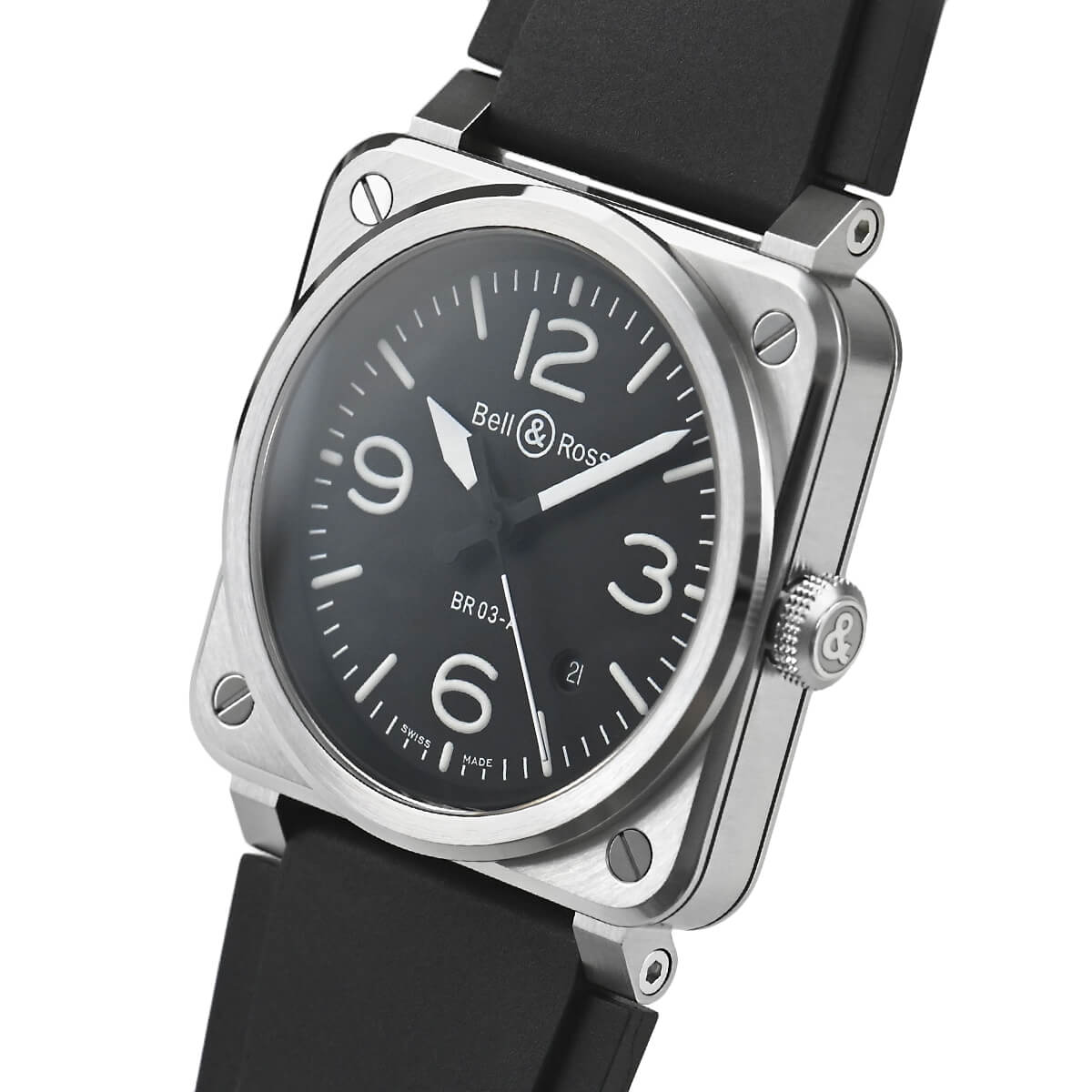 Bell & Ross BR 03 Black Steel BR03A-BL-ST/SRB - Image 2