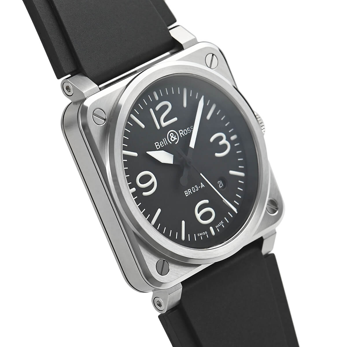 Bell & Ross BR 03 Black Steel BR03A-BL-ST/SRB - Image 3