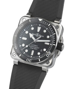Alternative view of Bell & Ross BR 03 Diver Black Steel BR03A-D-BL-ST/SRB