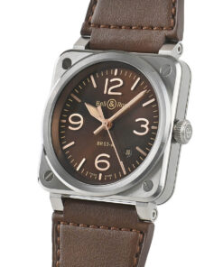 Alternative view of Bell & Ross BR 03 Golden Heritage BR03A-GH-ST/SCA