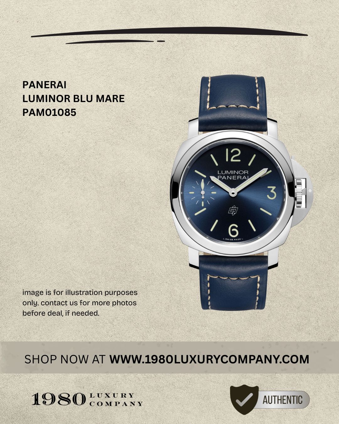 Panerai Luminor Blu Mare PAM01085