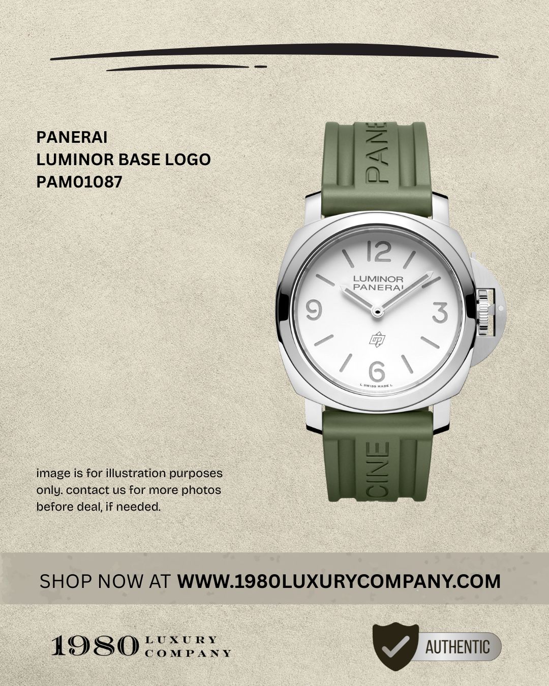 Panerai Luminor Base Logo PAM01087