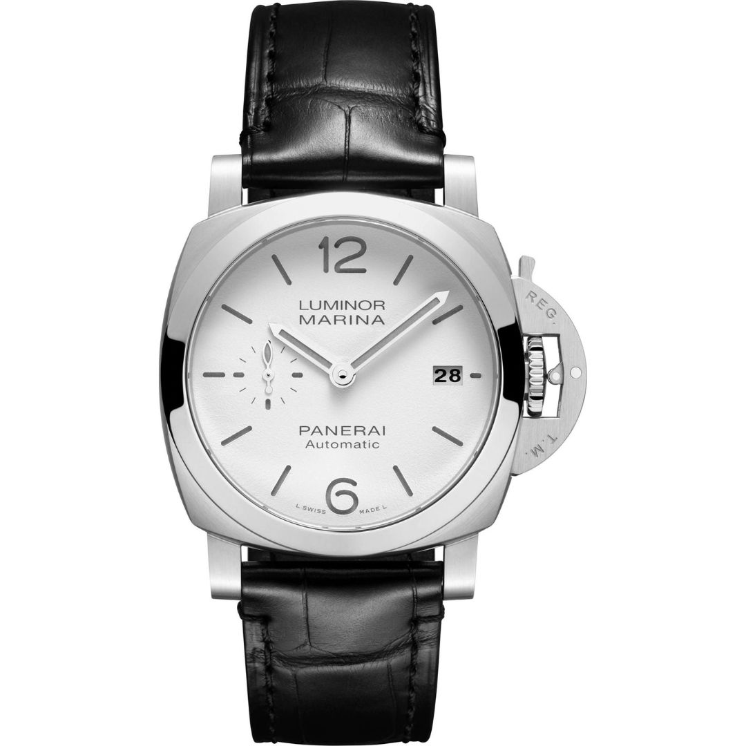 Panerai Luminor Quaranta 40mm PAM01371 in stainless steel with white dial