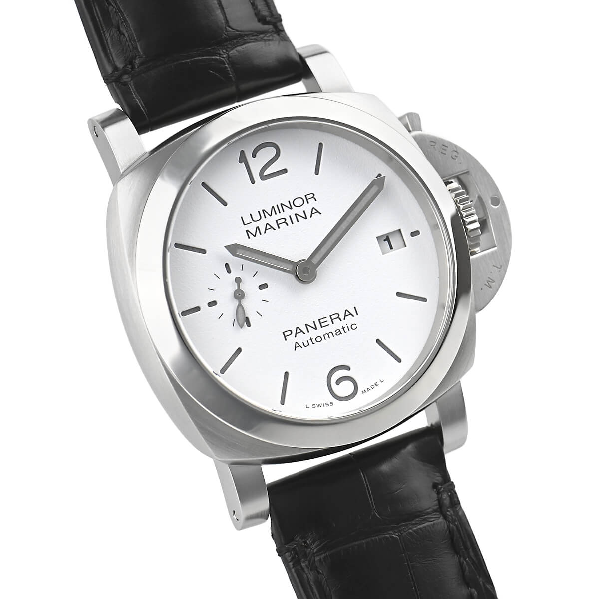 Left view of Panerai Luminor Quaranta 40mm PAM01371