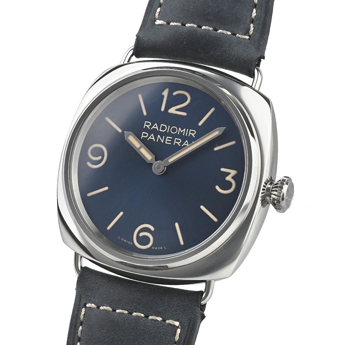 Alternative view of Panerai Radiomir Officine 45mm PAM01383 Blue Dial