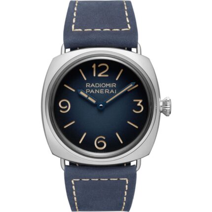 Panerai Radiomir Tre Giorni 45mm PAM01335 in stainless steel with blue dial