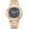 Patek Philippe Nautilus Travel Time 5990/1R-001 Rose Gold Blue Dial