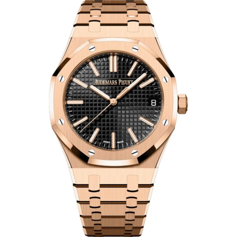 Audemars Piguet Royal Oak 15510OR.OO.1320OR.04 in rose gold with black dial