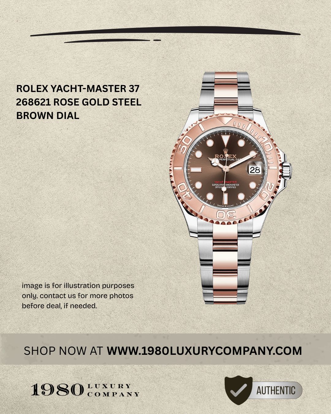 rolex-yacht-master-37-268621-rose-gold-steel-chocolate-dial Rolex Yacht-Master 37 268621 in rose gold and steel with chocolate dial